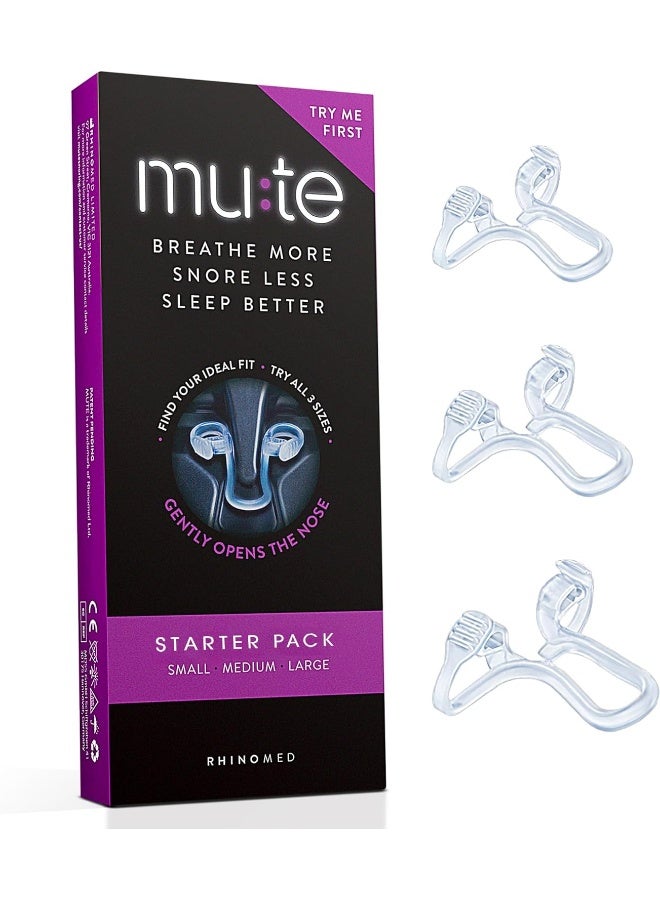 Rhinomed Mute Nasal Dilator for Snore Reduction - Image 1